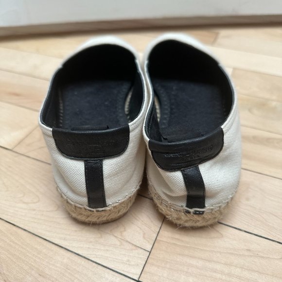 SAINT LAURENT EMBROIDERED ESPADRILLES IN CANVAS - Picture 8 of 8